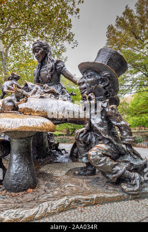 Alice im Wunderland, Central Park, Manhattan, New York, USA Stockfoto