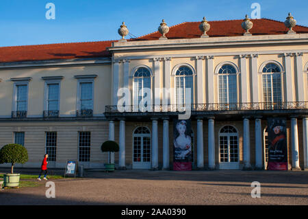 Im neuen Flügel des Schloss Charlottenburg neuer Flügel und sein Park Schlossgarten wieder aufgebaut nach dem Zweiten Weltkrieg in Berlin Deutschland Stockfoto