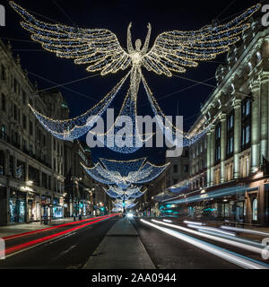Regent Street während der Weihnachtszeit 2019 Stockfoto