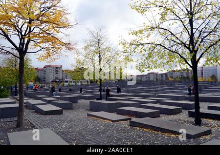 Das Denkmal für die ermordeten Juden Europas, Friedrichstadt, Berlin, Deutschland Stockfoto