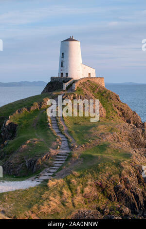 Llanddwyn Island Lighthouse, Anglesey, North Wales, UK