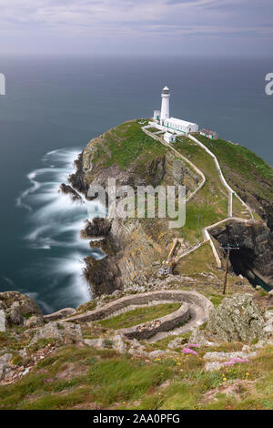 South Stack Leuchtturm Anglesey Stockfoto