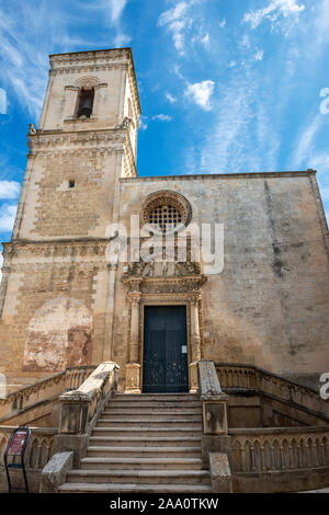 Chiesa di San Nicola Vescovo in Corigliano d'Otranto, Apulien (Puglia) im südlichen Italien Stockfoto