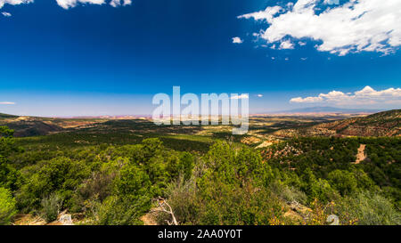 Ansicht der Canyonlands National Park, Needles District, Utah Stockfoto