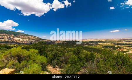 Ansicht der Canyonlands National Park, Needles District, Utah Stockfoto