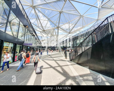 Neapel, Italien - Juli 16: Bahnhof in Neapel am 16. Juli 2019. Stockfoto