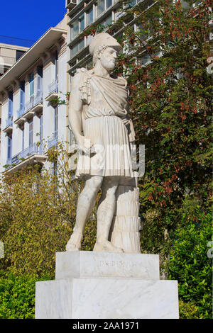 Statue des griechischen Staatsmann, Redner und allgemeine Perikles (495 v. Chr. - 429 v. Chr.) in Athen, Griechenland Stockfoto