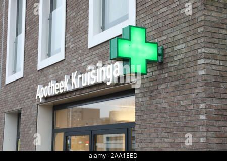 Alkmaar, Niederlande. 15 Sep, 2019. ALKMAAR, 15-11-2019, Lager, Nu.nl, Branche, Apotheke Kredit: Pro Schüsse/Alamy leben Nachrichten Stockfoto