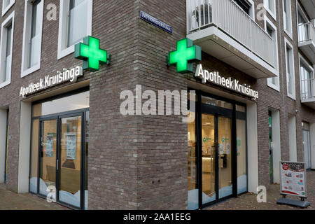 Alkmaar, Niederlande. 15 Sep, 2019. ALKMAAR, 15-11-2019, Lager, Nu.nl, Branche, Apotheke Kredit: Pro Schüsse/Alamy leben Nachrichten Stockfoto