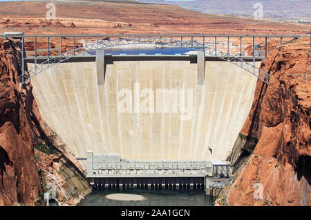 Glen Canyon Dam, Arizona Stockfoto