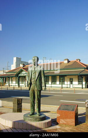 Statue von Natsume Souseki Stockfoto