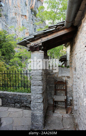 Kloster von Agia Paraskevi auf Monodendri die Vikos Schlucht Griechenland Stockfoto