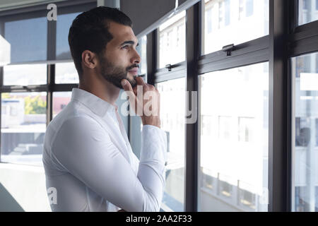 Business Professional bei der Arbeit Stockfoto