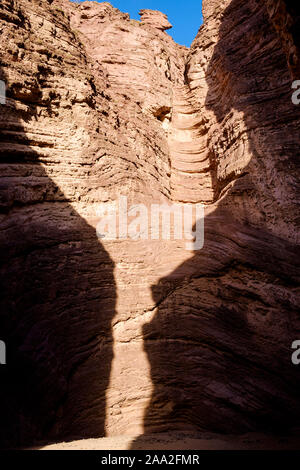 Das Amphitheater in der Quebrada de las Conchas, Cafayate, Argentinien Stockfoto