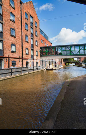 In der Nähe von Chester Stadtzentrum, Shropshire Union Canal, Chester, Cheshire, England, Großbritannien Stockfoto