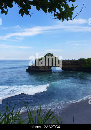 Pura Batu Bolong Tempel, Bali, Indonesien Stockfoto