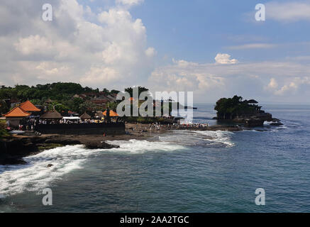 Tanah Lot Meerestempel, Bali, Indonesien Stockfoto