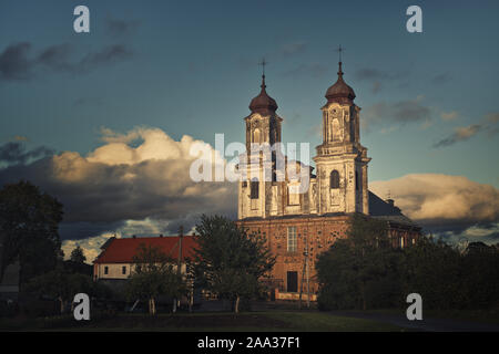 Dotnuva Kirche und Kloster des Herrn Offenbarung für St Maria, der Jungfrau, Dotnuva, Litauen Stockfoto