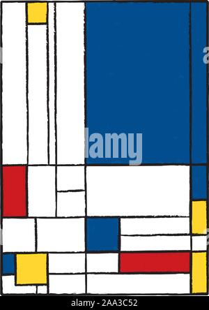 Abstrakte moderne Malerei Stock Vektor