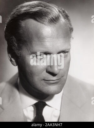 Curd Jürgens, deutscher Bühnen- und Filmschauspieler, Deutschland 1959. Deutsche Theater- und Filmschauspieler Curd Jürgens, Deutschland 1959. Stockfoto