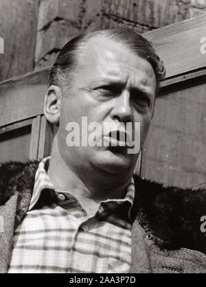 Curd Jürgens, deutscher Bühnen- und Filmschauspieler, Deutschland 1959. Deutsche Theater- und Filmschauspieler Curd Jürgens, Deutschland 1959. Stockfoto