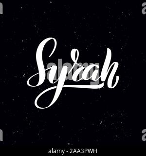 Handschriftliche Kalligraphie Text, Kreide auf einer Tafel Stock Vektor