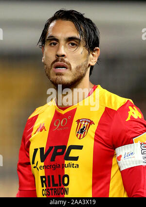 Fußball Italien - Liga der Serie B BKT 2019-2020/(Benevento Calcio) - Benito Nicolas Viola Nicolas Viola' Stockfoto