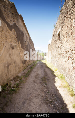 Die verlorene Stadt Pompeji eine antike Römische Stadt unter Asche vom Ausbruch des Vesuvs begraben im AD 79 Stockfoto