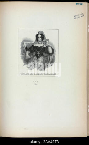 Illustriert von Thomas Addis Emmet, 1880. Band 2 besteht aus Seiten 1-99 von 1865, quarto, Ausgabe der Arbeit, Band 3, Seiten 99-213, Band 5, Seiten 303-400. Zitat/Referenz: EM 12860; Adelaide Varese Pedrotti. Stockfoto