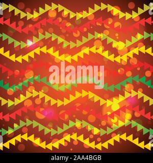 Abstrakte Dreieck Girlanden Stock Vektor