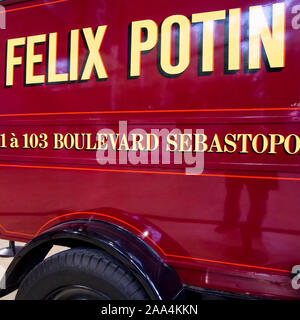 Vintage Felix Potin Lieferwagen, Frankreich Stockfoto