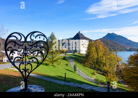 Hof bei Salzburg: Schloss Schloss Fuschl, Fuschlsee im Salzkammergut, Salzburg, Österreich Stockfoto