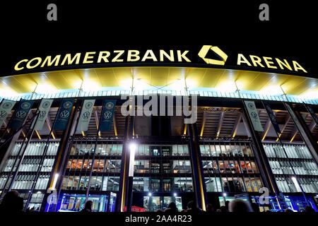 Einen Überblick über die Commerzbank Arena vor der UEFA Euro 2020-Qualifikationsspiel. Stockfoto