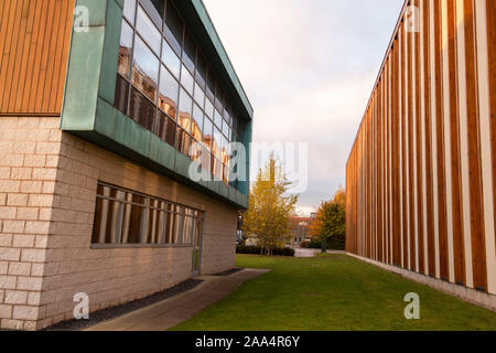 Herbst morgen im Sutton Bonington Campus der Universität von Nottingham, Loughborough Leicestershire England Großbritannien Stockfoto