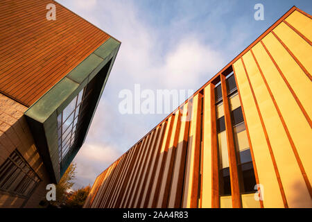 Herbst morgen im Sutton Bonington Campus der Universität von Nottingham, Loughborough Leicestershire England Großbritannien Stockfoto