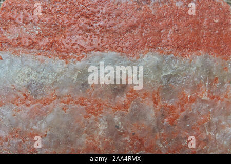 Sylvinite mineralische Textur Steinsalz Stockfoto