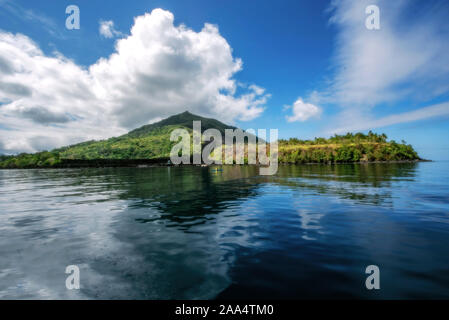 Gunung Api Vulkan, Banda Inseln, Sumatra, Indonesien Stockfoto