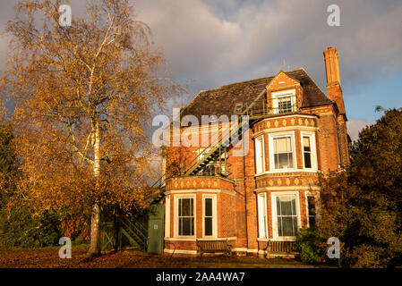 Herbst morgen im Sutton Bonington Campus der Universität von Nottingham, Loughborough Leicestershire England Großbritannien Stockfoto