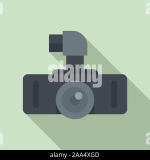 Hd dvr recorder Symbol. Flache Darstellung von HD DVR Recorder vektor Symbol für Web Design Stock Vektor