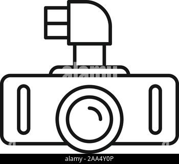 Elektrische digitale Recorder Symbol. Übersicht elektrische digitale Recorder vektor Symbol für Web Design auf weißem Hintergrund Stock Vektor