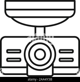 Dash Cam Recorder Symbol. Umrisse dash Cam Recorder vektor Symbol für Web Design auf weißem Hintergrund Stock Vektor