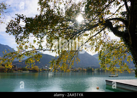 Strobl: Wolfgangsee, Stadt Strobl, Berg Sparber im Salzkammergut, Salzburg, Österreich Stockfoto