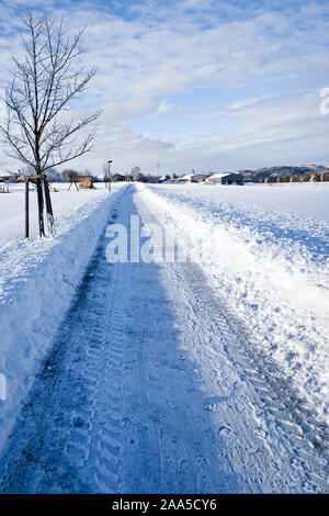 Ein Bild von einem schönen Winterlandschaft im Schwarzwald Stockfoto