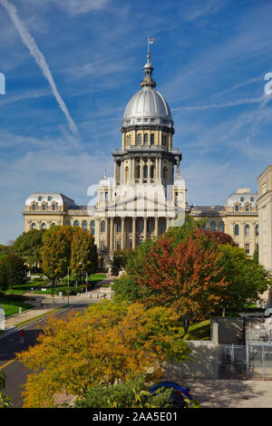 Illinois State Capitol in Springfield, Illinois, direkt an der Route 66 Stockfoto