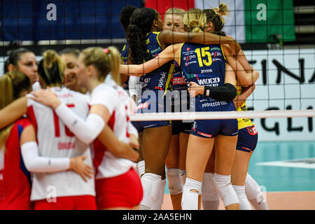 Treviso, Italien. 19 Nov, 2019. Joanna wolosz (conegliano) während Carraro Imoco Conegliano vs Vasas Obuda Budapest, Volleyball Champions League Frauen in Treviso, Italien, 19. November 2019 - LPS/Ettore Griffoni Credit: Ettore Griffoni/LPS/ZUMA Draht/Alamy leben Nachrichten Stockfoto