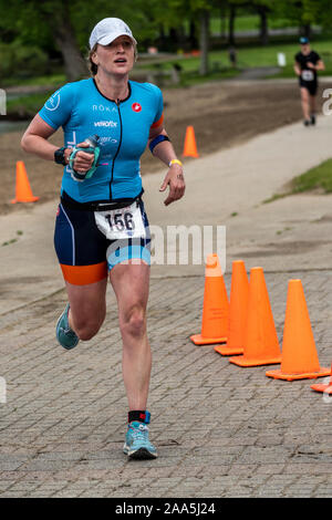 Cooperstown Triathlon 2019 Stockfoto