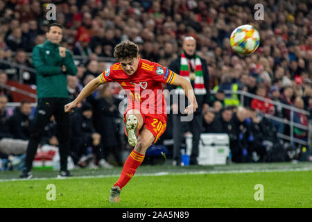 Cardiff, Großbritannien. 19. Nov 2019. Nähere Bestimmung an der Cardiff City Stadium. Quelle: Lewis Mitchell/Alamy leben Nachrichten Stockfoto