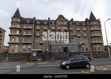 Das Grand Hotel Atlantic, Weston-Super-Mare, Somerset, Großbritannien Stockfoto