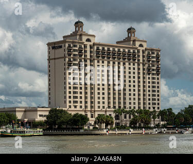 Westin Hotel in Savannah, Georgia. Stockfoto