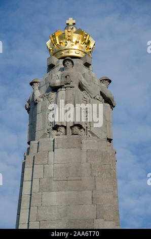 Die infanterie Memorial, Brüssel, Belgien, Europa Stockfoto